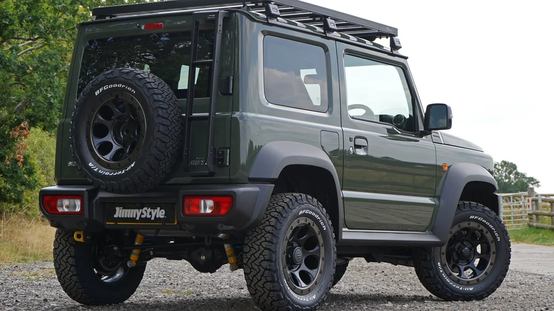 Suzuki Jimny JB74 Jungle Green XTREME-J XJ03 wheels
