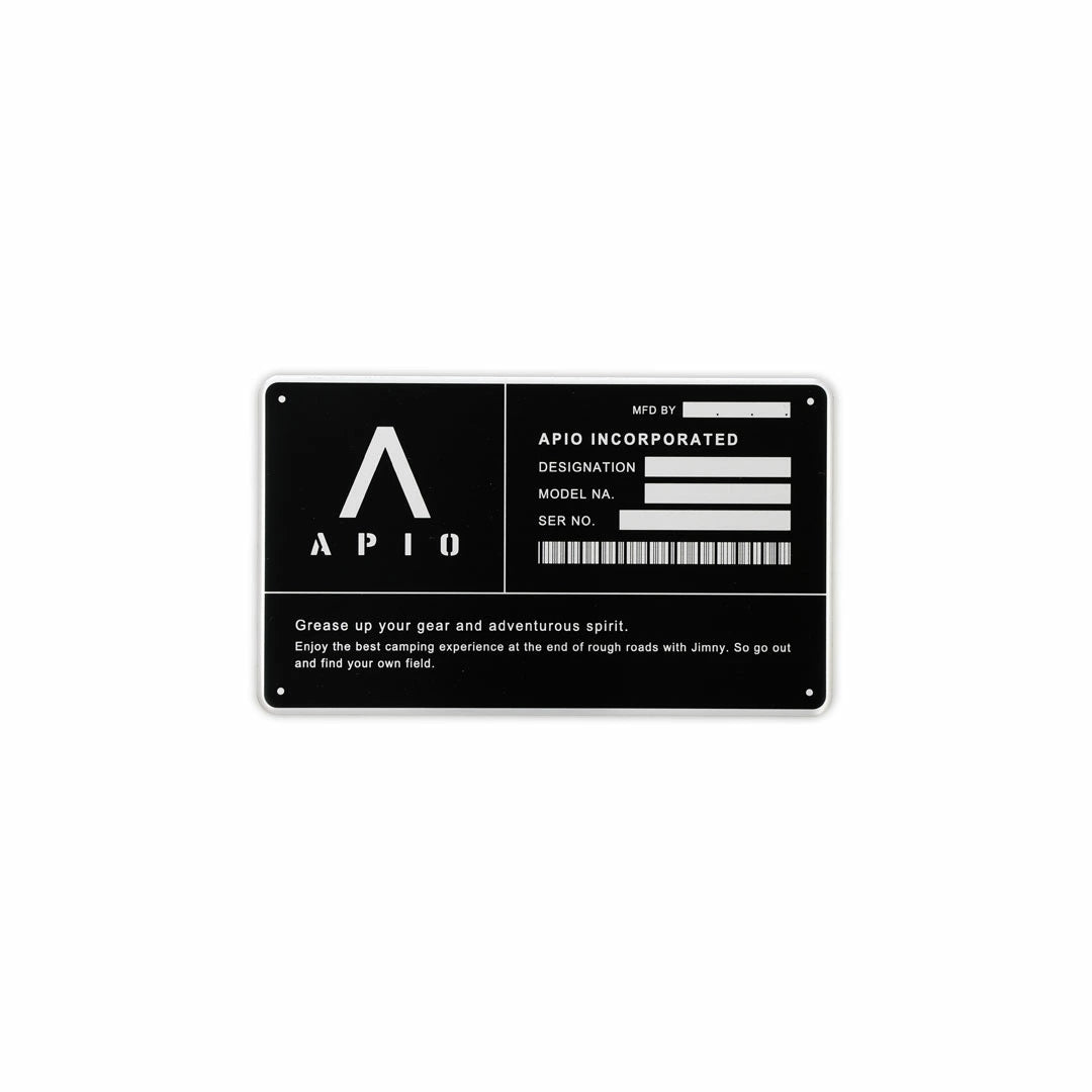APIO ID Plate for Suzuki Jimny