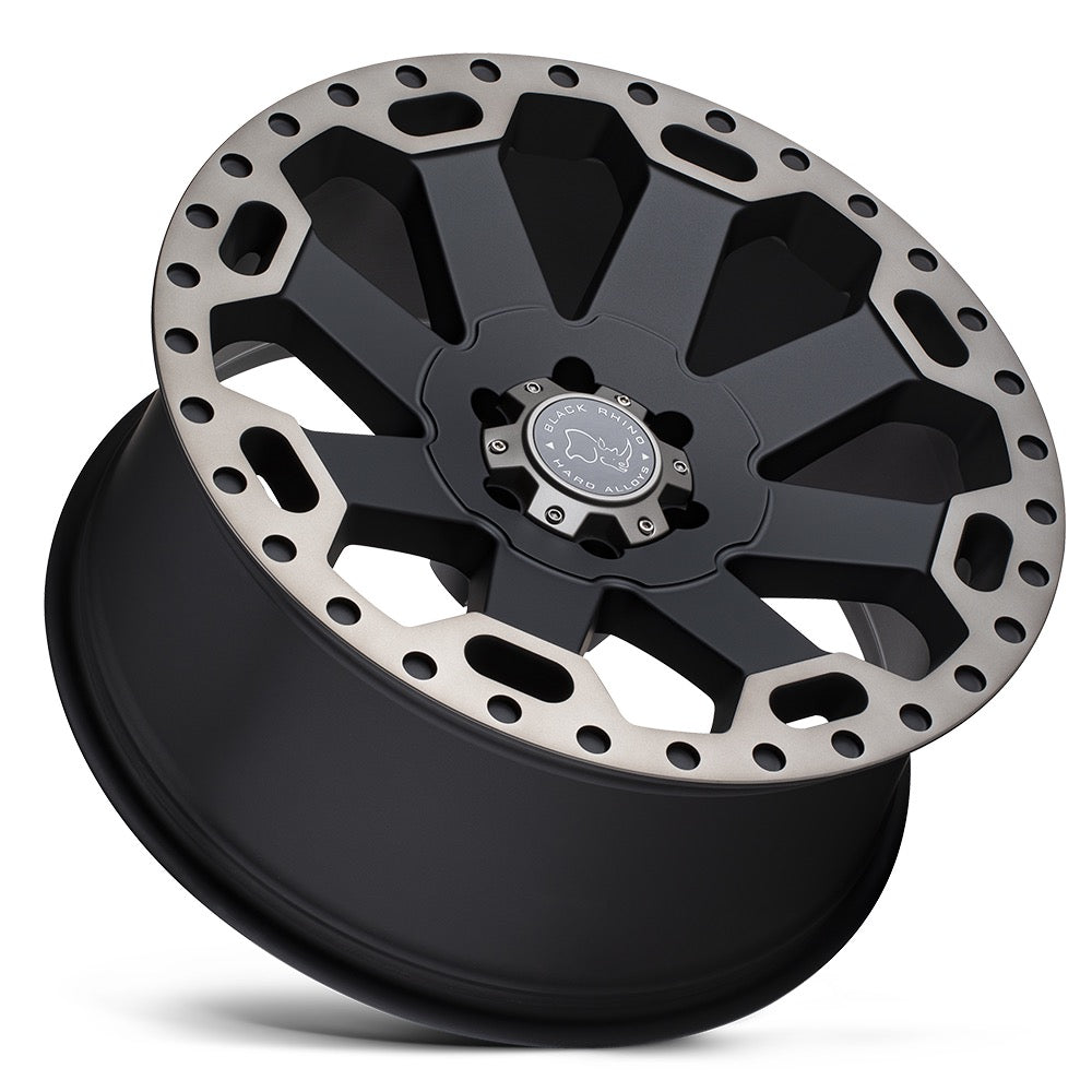 Black Rhino Warlord 17" Wheel & Tyre Package for Volkswagen Transporter T6 (2015+)