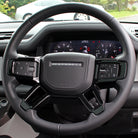 Black Steering Wheel Trim Cover for Land Rover Defender (2020+)