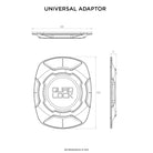 Quad Lock Universal Adaptor